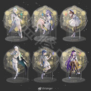 bilibili Macro Link 2019 inspired acrylic standees; illust. TID