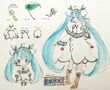 Concept art of Snow Miku 2015