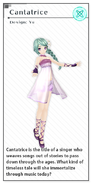 Miku's Cantatrice module for the song "Tsumi no Namae", designed by Yu. From the video game Hatsune Miku -Project DIVA- X.