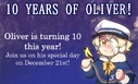 OLIVER 10th Anniversary announcement