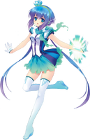 Aoki Lapis Company: i-style Project (Bplats, Inc.) Voicebank: Japanese Description: Merli's younger sister. A 15 cm tall fairy who is based on "light". Her race's concept as fairies is that they are a special race who can convert “songs” into “power”.