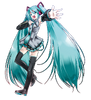 Illustrazione di KEI su Miku