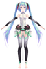 Modello MMD di Miku Append (da TDA)