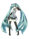 Hatsune Miku illustration by KEI