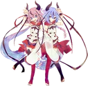 MEIKA Hime and Mikoto VOCALOID5 illustration by △○□× (miwasiba)