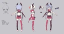 MEIKA Mikoto VOCALOID5 reference sheet by △○□× (miwasiba)