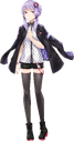 Yuzuki Yukari transparent A.I.VOICE illustration by Ayakura Juu