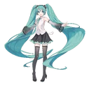 Hatsune Miku NT illustration by iXima