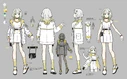 Tsunose Kotone reference sheet; illust. BUZZ