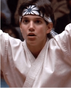 Daniel LaRusso in the second version of The Karate Kid.