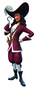 Captain Hook (Michael Dobson) in The New Adventures of Peter Pan (Season 2) (original dubbing from Paraguay).