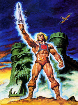 He-man artwork poster