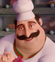 Frazelli, the baker (Carlos Alazraqui) also in Charming (original dubbing from Paraguay)