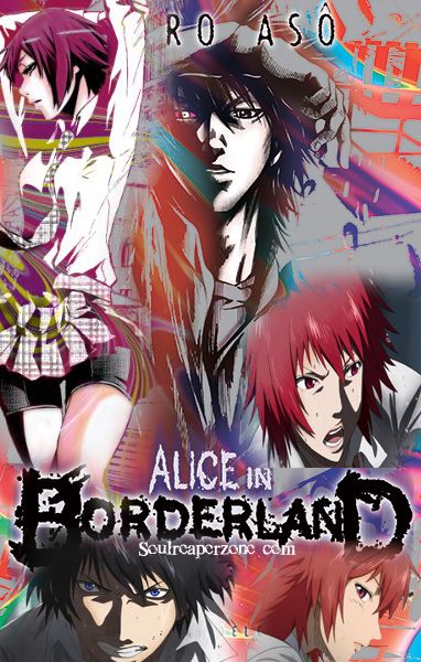 Alice In Borderland ,Anime Animation Cartoon Manga Jogo Canvas