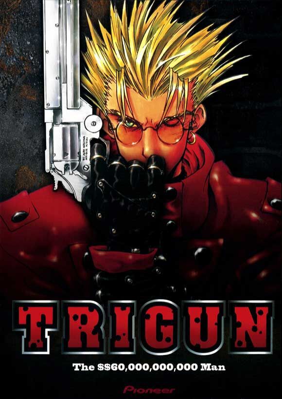 Vash the Stampede, anime guy, manga guy, from Trigun anime, sing by Jonny  Yong Bosch eng voice actor!