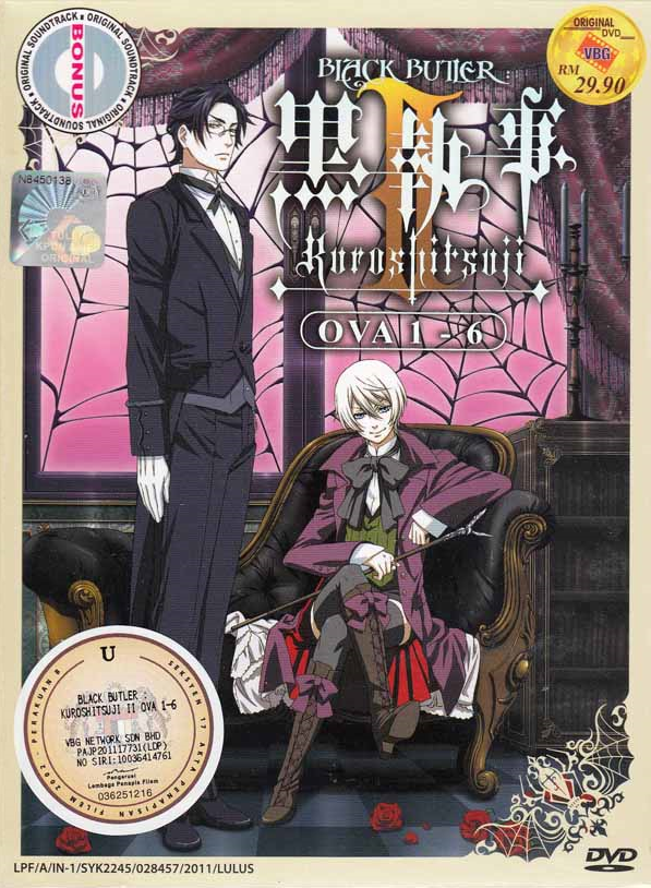 ANIME DVD Black Butler Kuroshitsuji Season 1~3 + Movie + 9 OVA ENGLISH  VERSION