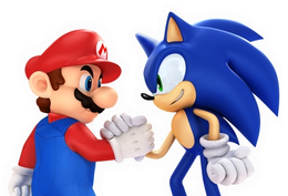 Sonic with mario pose 2.png