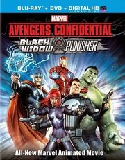 Marvel Avengers Confidential Black Widow & Punisher 2014 Blu-Ray Cover