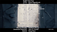 Sword Art Online Alicization – War of Underworld Episode 19 Credits Part 1