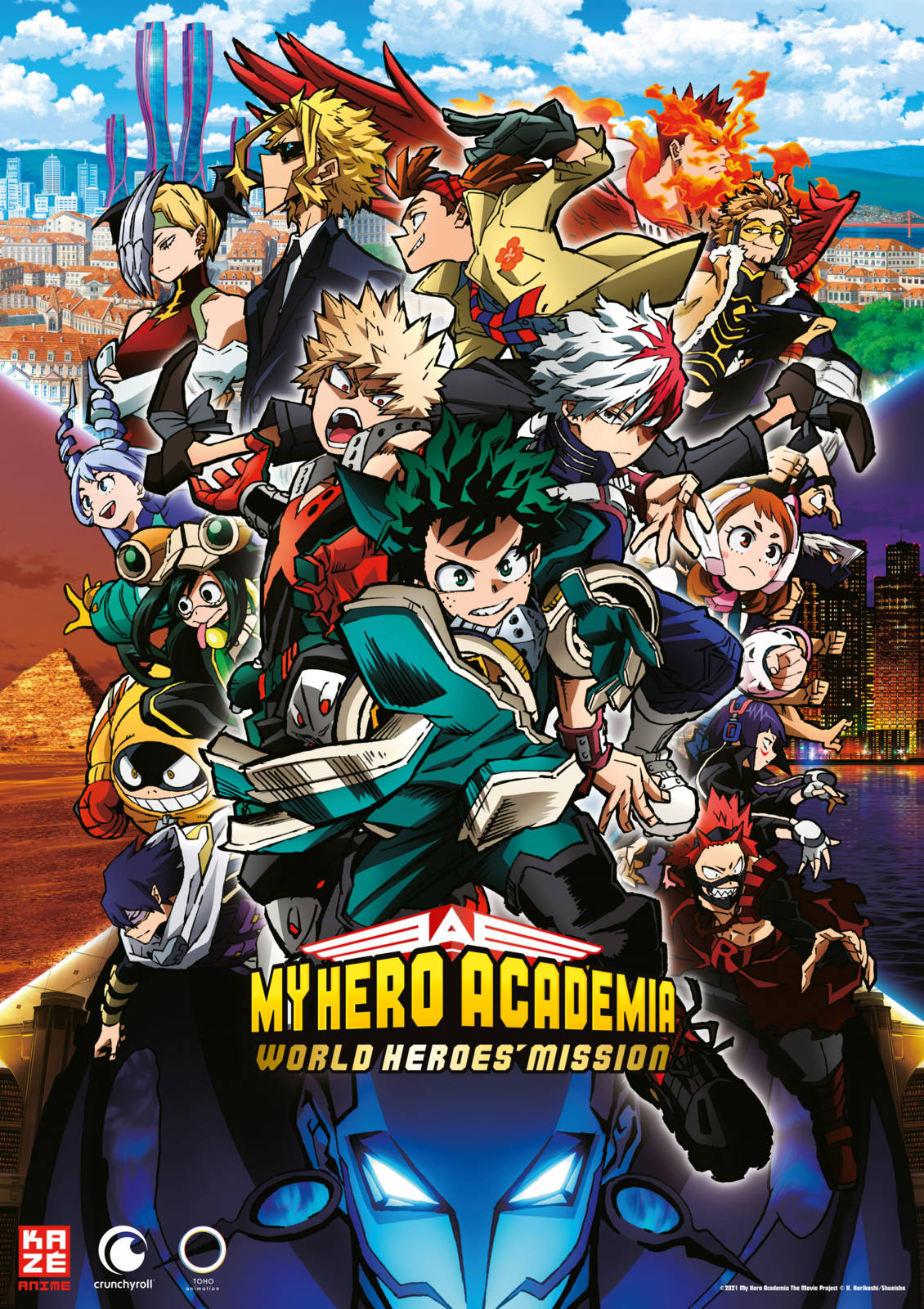 Pondo um fim às individualidades! Revelado o elenco de vozes do grupo extremista Humanize do filme My Hero Academia: World Heroes Mission - Crunchyroll Notícias