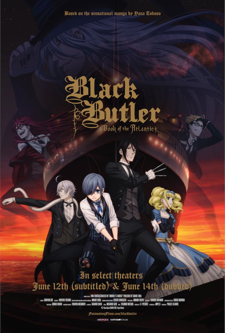 New Black Butler anime announced - Trailer, poster, and all you