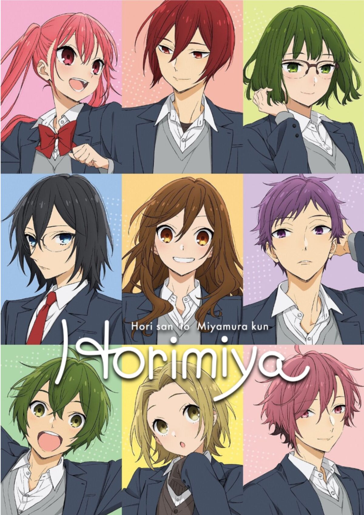 LGBTANIMES+ on X: Designs de personagens e CAST para Horimiya