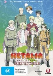 Hetalia Axis Powers Paint it, White DVD Cover