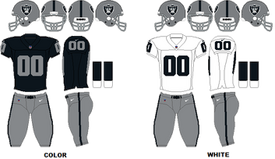 Evolution of the Raiders colors