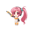 Chibi Kanon with melodica
