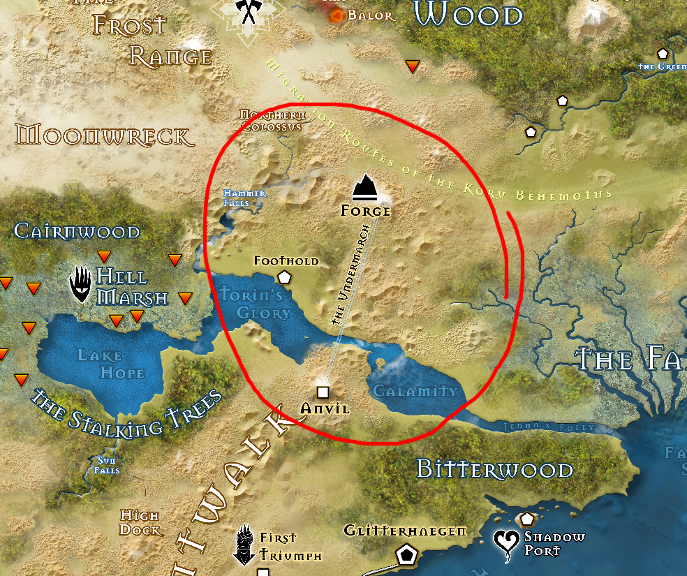 Map M59: Anvil Of The Void  Maps of locations - Dragon Age