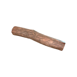 single wooden log
