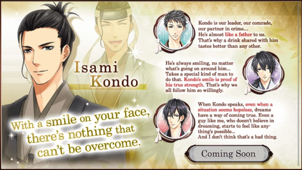 Isami Kondo | Voltage Inc Wiki | Fandom