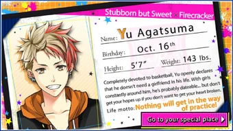 Yu Agatsuma Voltage Inc Wiki Fandom As she comes to learn, while yu is a rather fun and relaxed person, he is always serious when it. yu agatsuma voltage inc wiki fandom