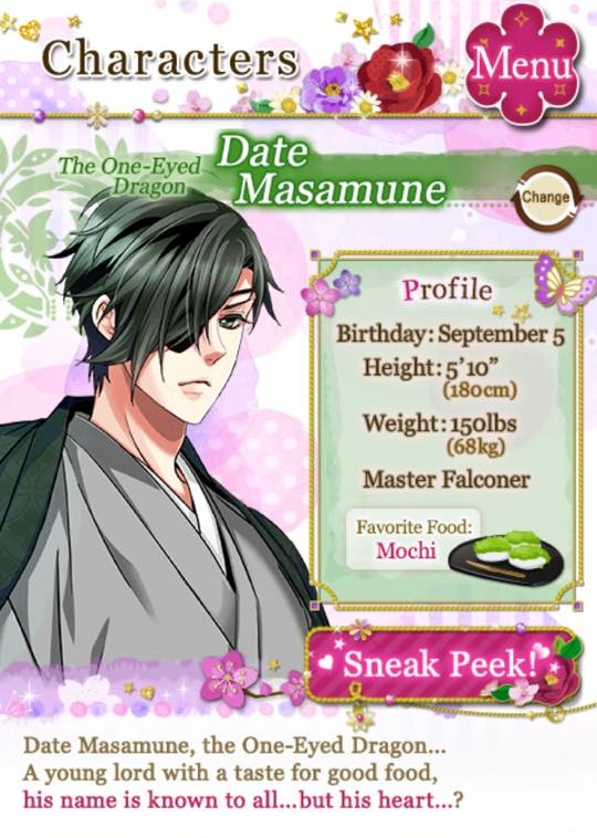 Masamune Date | Voltage Inc Wiki | Fandom