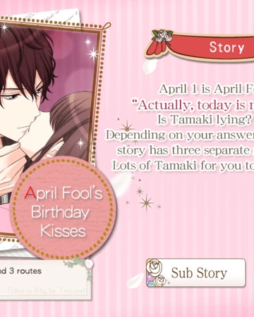 April Fool S Birthday Kisses Voltage Inc Wiki Fandom