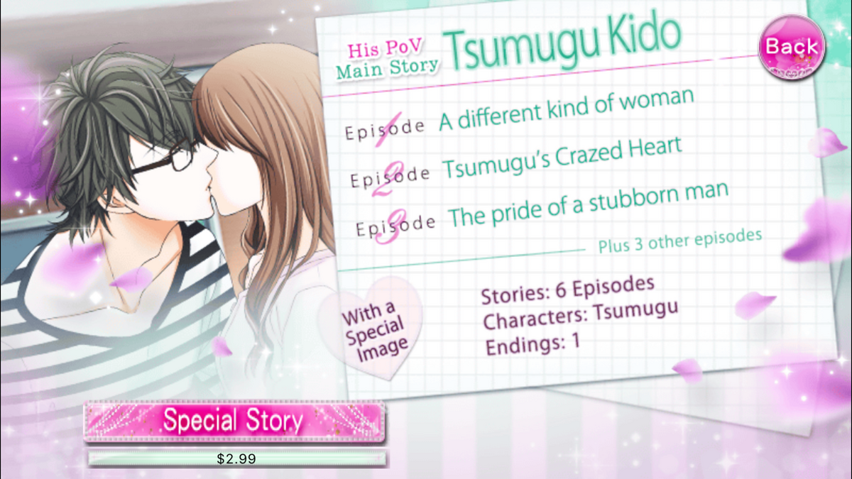 His PoV: Main Story - Tsumugu Kido | Voltage Inc Wiki | Fandom