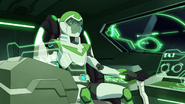 S6E06.88a. Pidge sliding into piloting position within Green 2