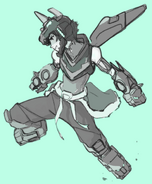 Korra as Voltron.