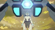 100. Allura beneath Castle during ceremony