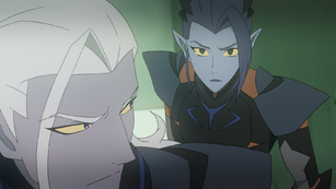 Acxa and Lotor make eye contact