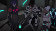 S7E01.323. Keith helps Shiro up as team runs up