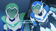 S2E10.8. Pidge looks doubtful about Lance being a good shot heh