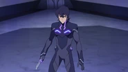 ...but at least he's armed with something better than a glowing frisbee.