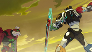 8. Voltron takes a swing