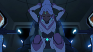 S7E05.19. Allura readying her hair for the day