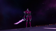 187. Zarkon manifests sword