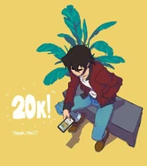 Follower milestone with Keith.