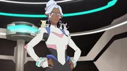 53. Allura suited upward with mice on shoulders
