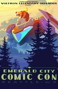 Poster para Emerald City Comic Con 2018.
