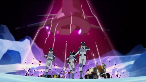 The crew is abducted.